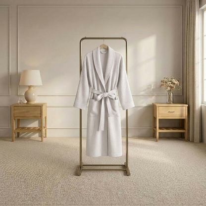 Μπουρνούζι Βάφλα από Οργανικό Βαμβάκι