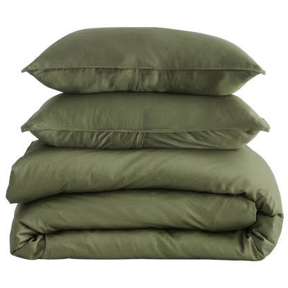 Organic Bamboo Cooling Duvet Cover Set
