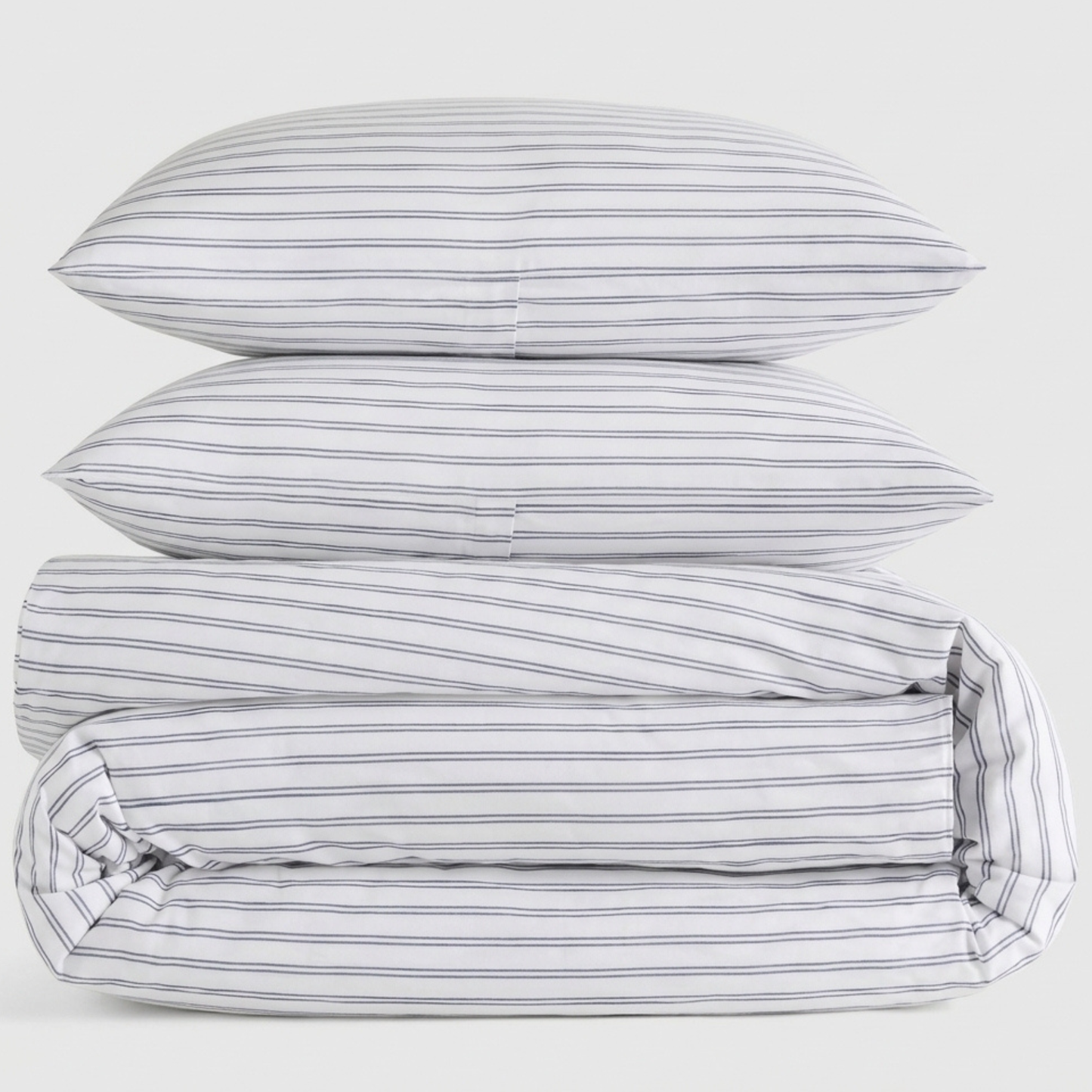 Organic Classic Cotton Percale Duvet Cover Set