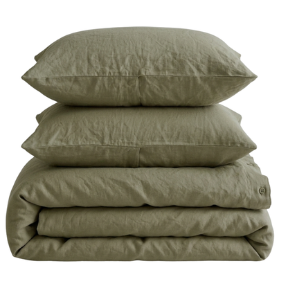 Organic European Flax Linen Duvet Cover Set