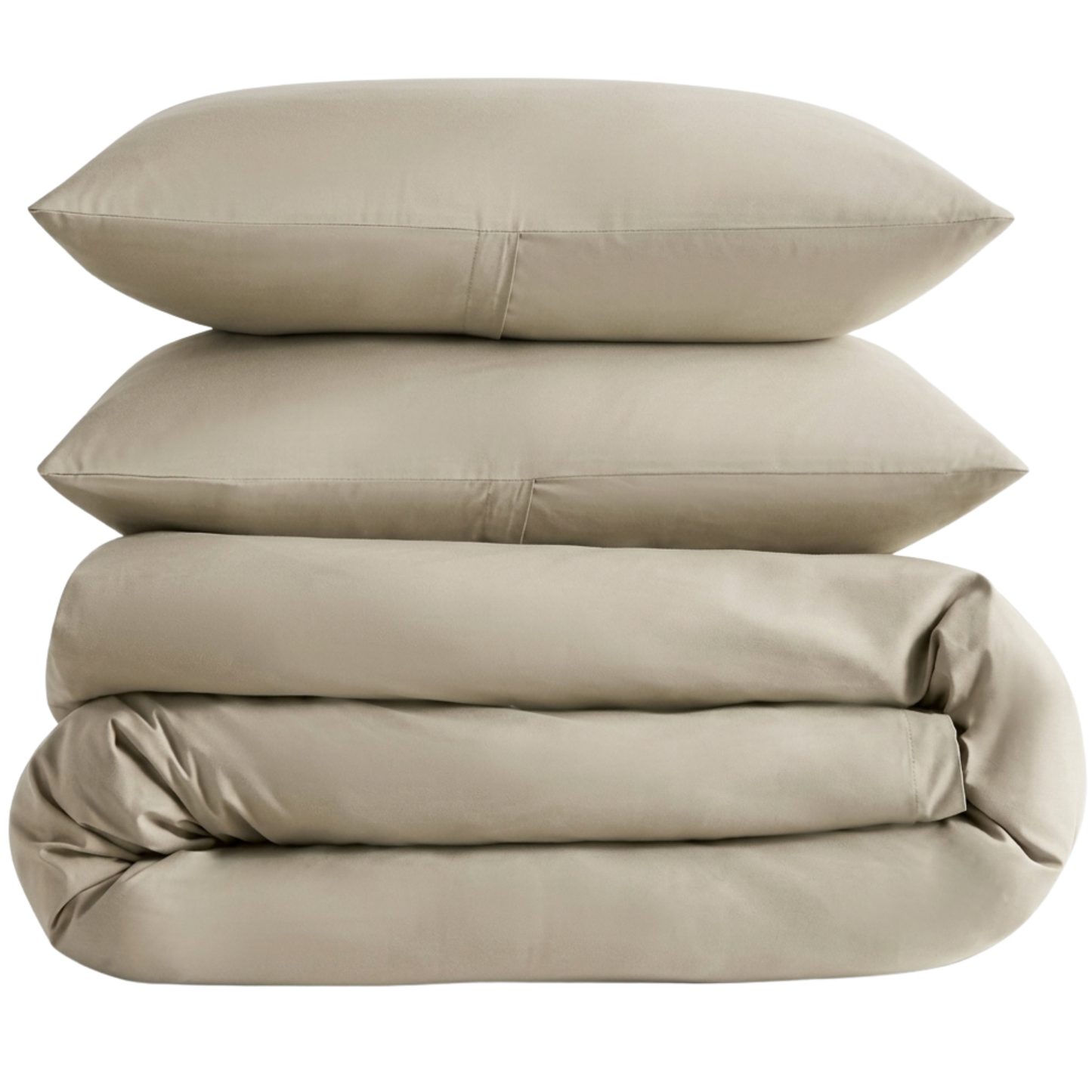 Organic Classic Cotton Percale Duvet Cover Set