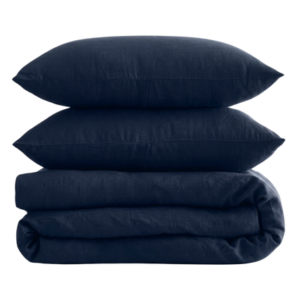 Organic European Flax Linen Duvet Cover Set