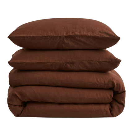 Organic European Flax Linen Duvet Cover Set