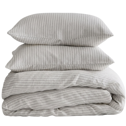 Organic European Flax Linen Duvet Cover Set