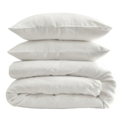 Organic European Flax Linen Duvet Cover Set