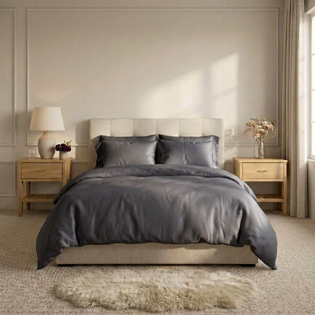 Organic Bamboo Cooling Duvet Cover Set