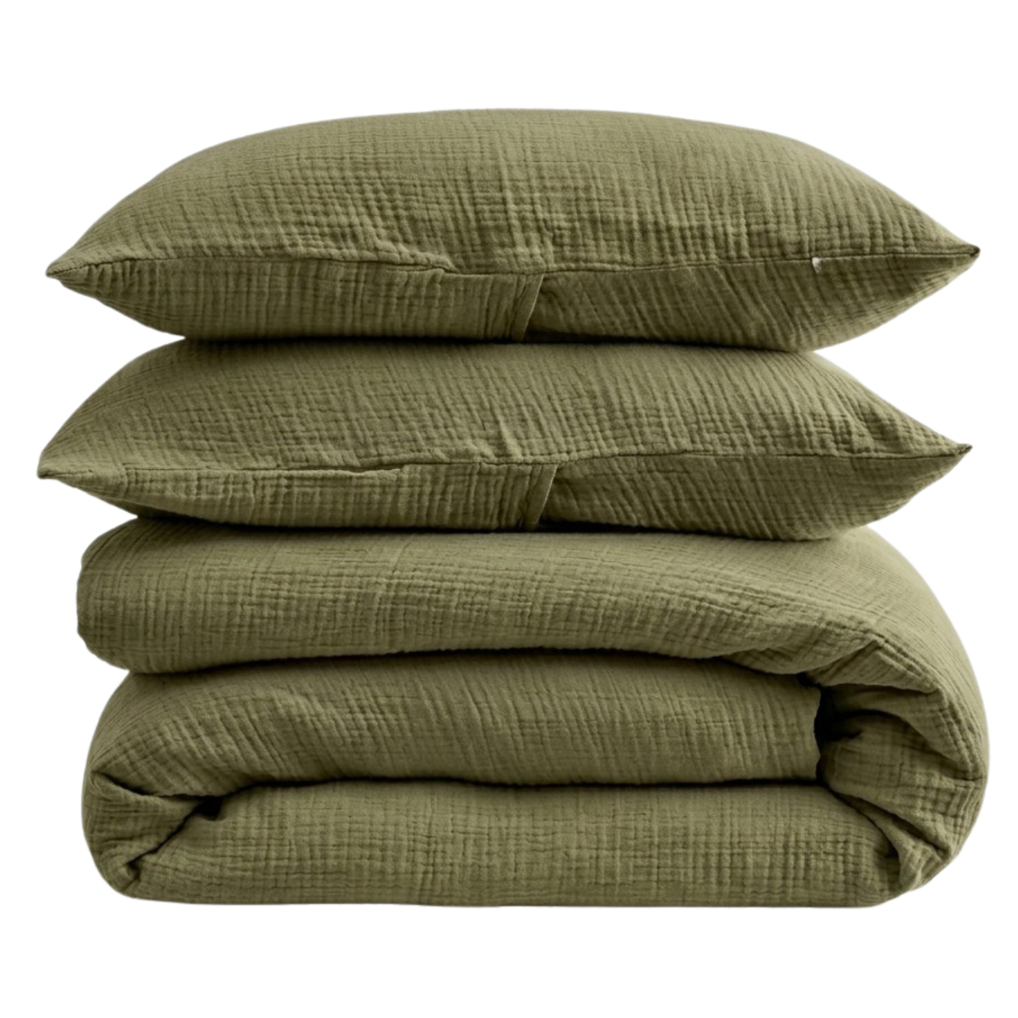 Organic Airy Gauze Cotton Duvet Cover Set