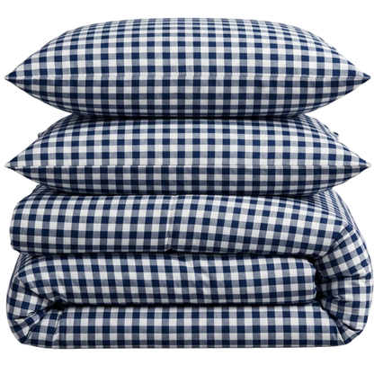 Organic Classic Cotton Percale Duvet Cover Set