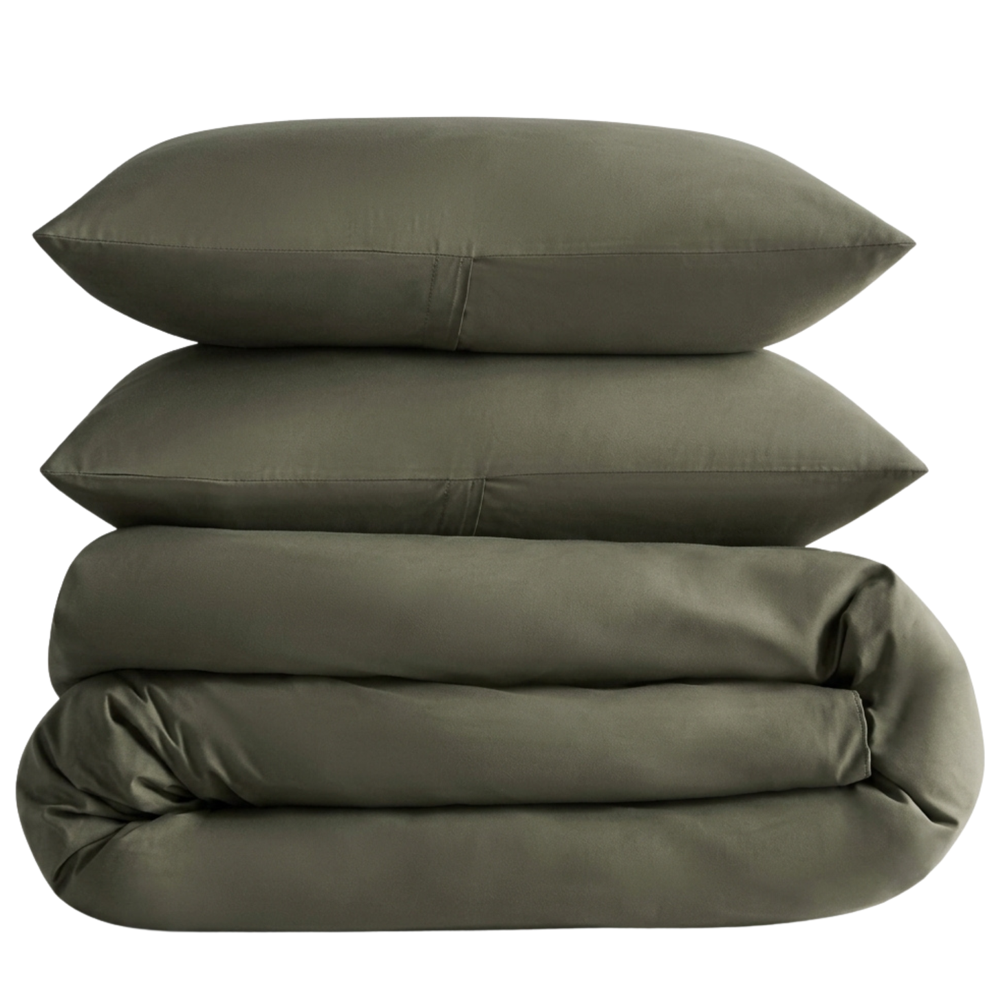 Organic Classic Cotton Percale Duvet Cover Set