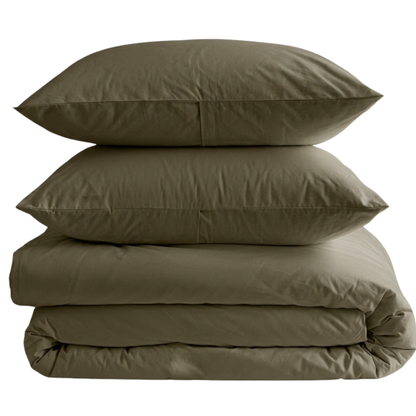 Organic Brushed Cotton Cozy Duvet Cover Set