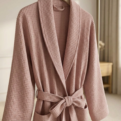 Μπουρνούζι Βάφλα από Οργανικό Βαμβάκι