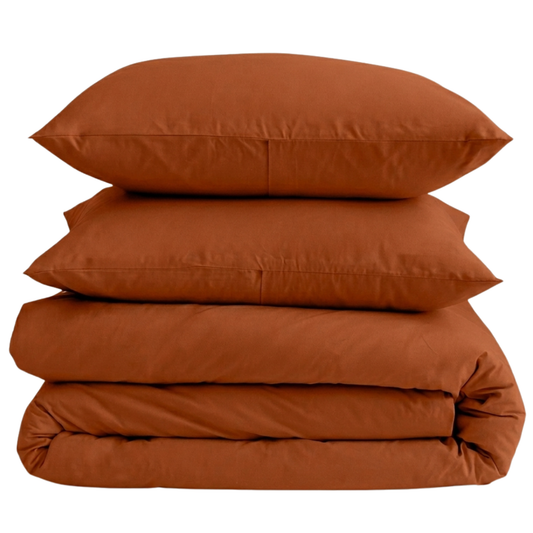 Organic Brushed Cotton Cozy Duvet Cover Set