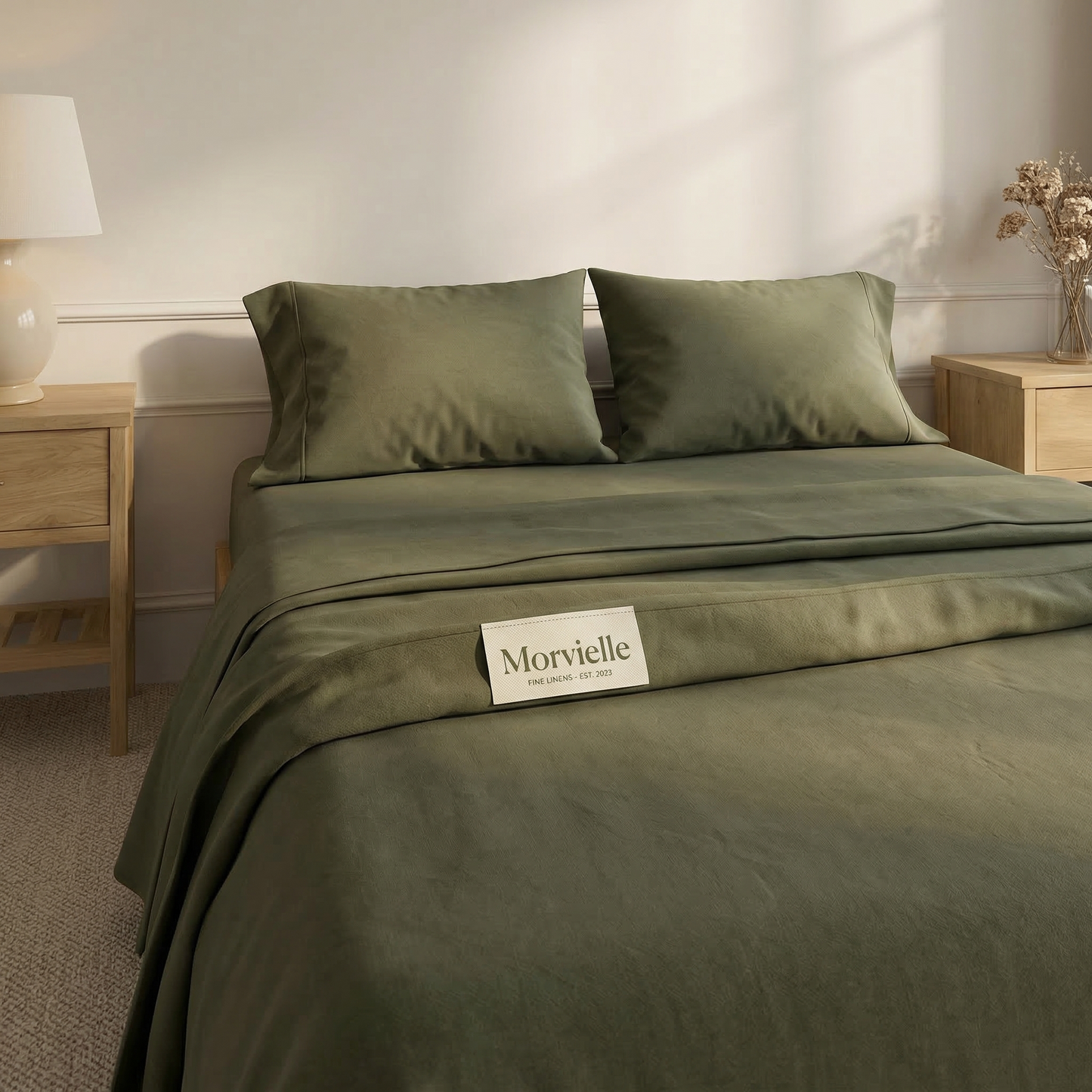 Organic Classic Cotton Percale Sheet Set