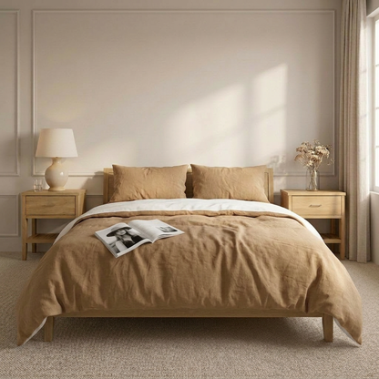 Organic European Flax Linen Duvet Cover Set