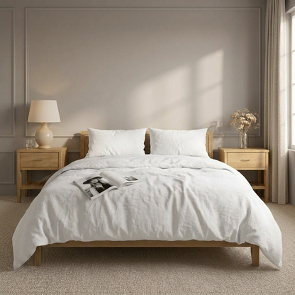 Organic European Flax Linen Duvet Cover Set