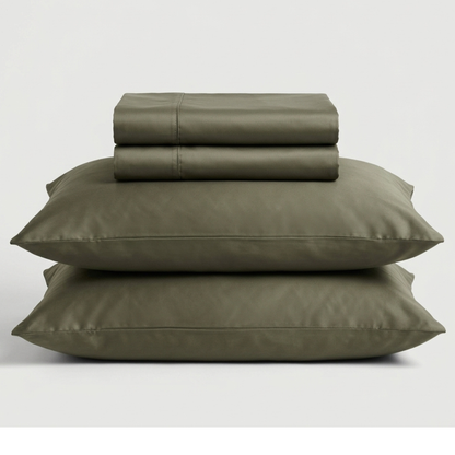 Organic Signature Giza Cotton Sateen Sheet Set