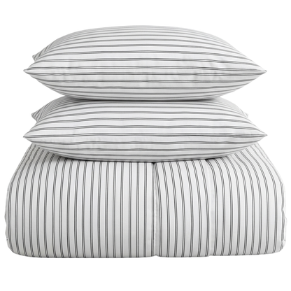 Organic Classic Cotton Percale Duvet Cover Set