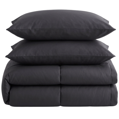 Organic Luxury Cotton Sateen Duvet Cover Set