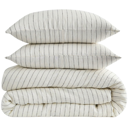 Organic European Flax Linen Duvet Cover Set
