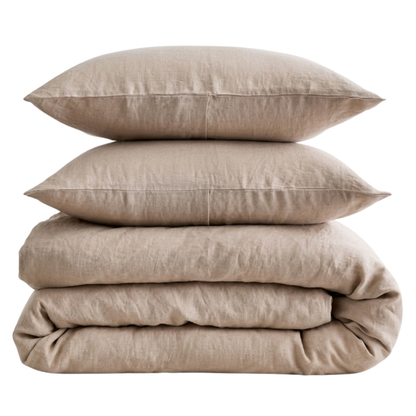 Organic European Flax Linen Duvet Cover Set