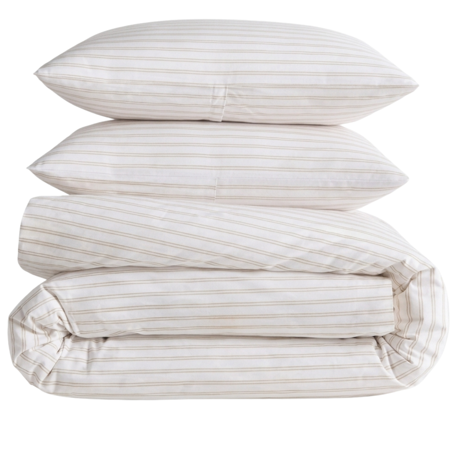 Organic Classic Cotton Percale Duvet Cover Set