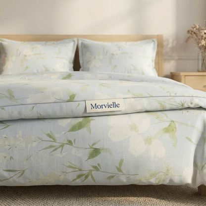 Organic Classic Cotton Percale Duvet Cover Set