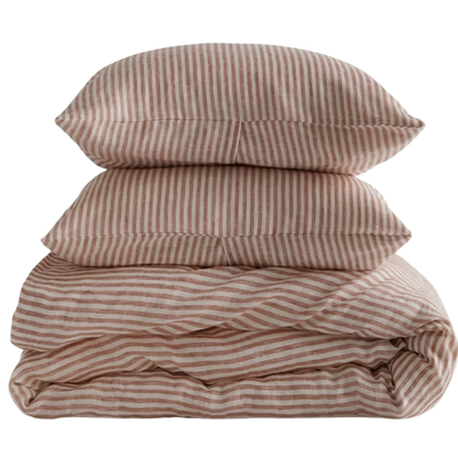 Organic European Flax Linen Duvet Cover Set