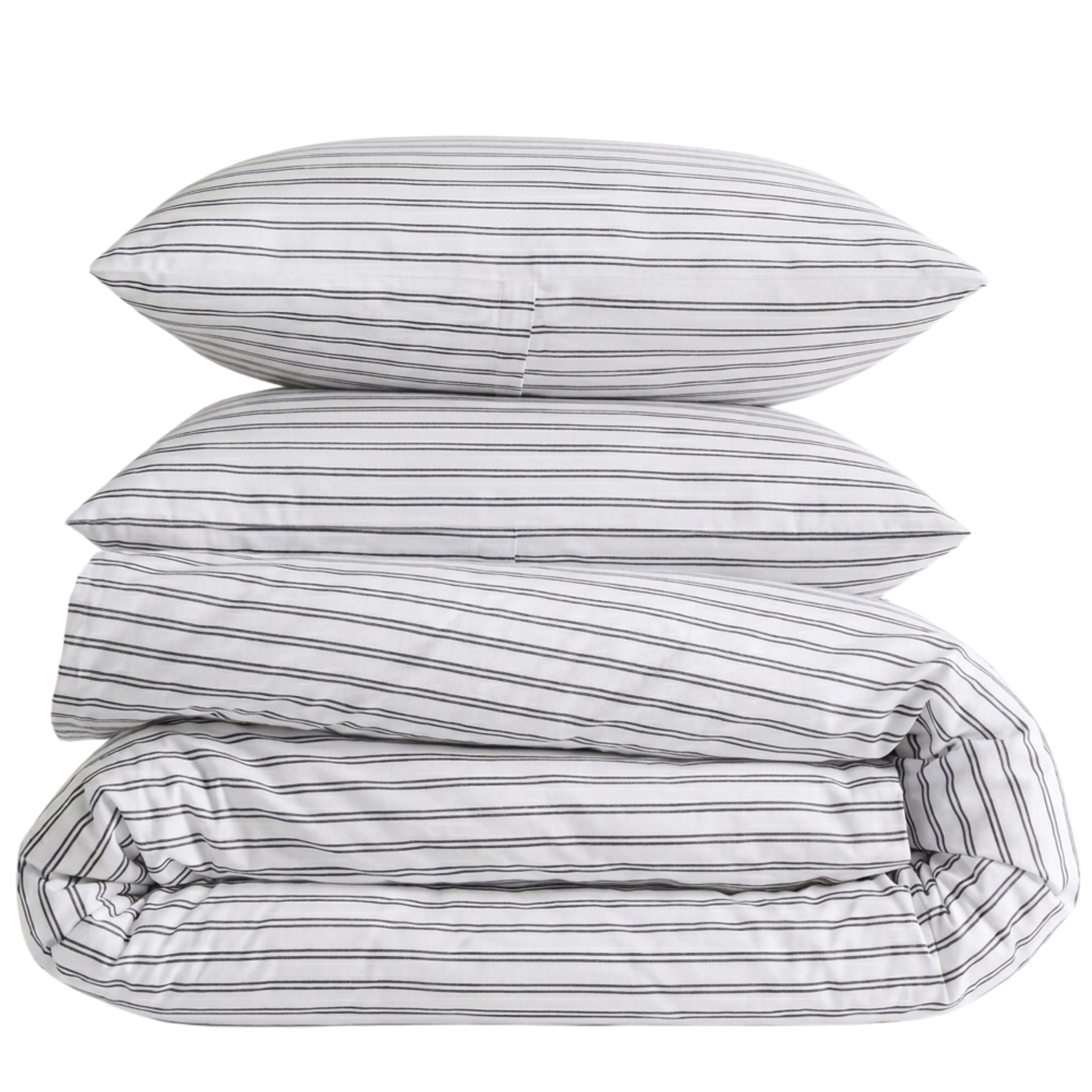 Organic Classic Cotton Percale Duvet Cover Set
