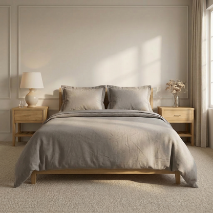 Organic Luxury Cotton Flannel Duvet Cover Set