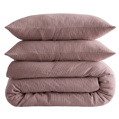 Organic BreezeSoft Cotton Gauze Duvet Cover Set