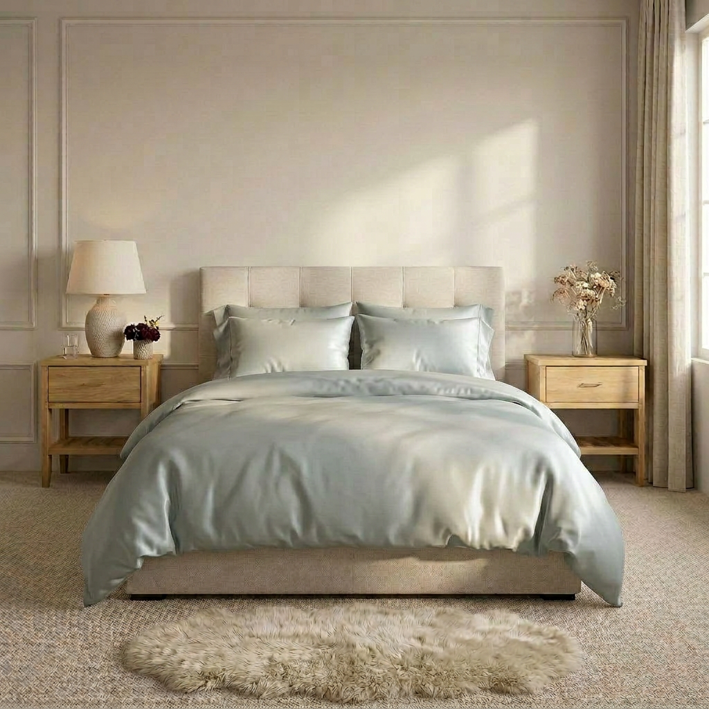 Organic Bamboo Cooling Duvet Cover Set