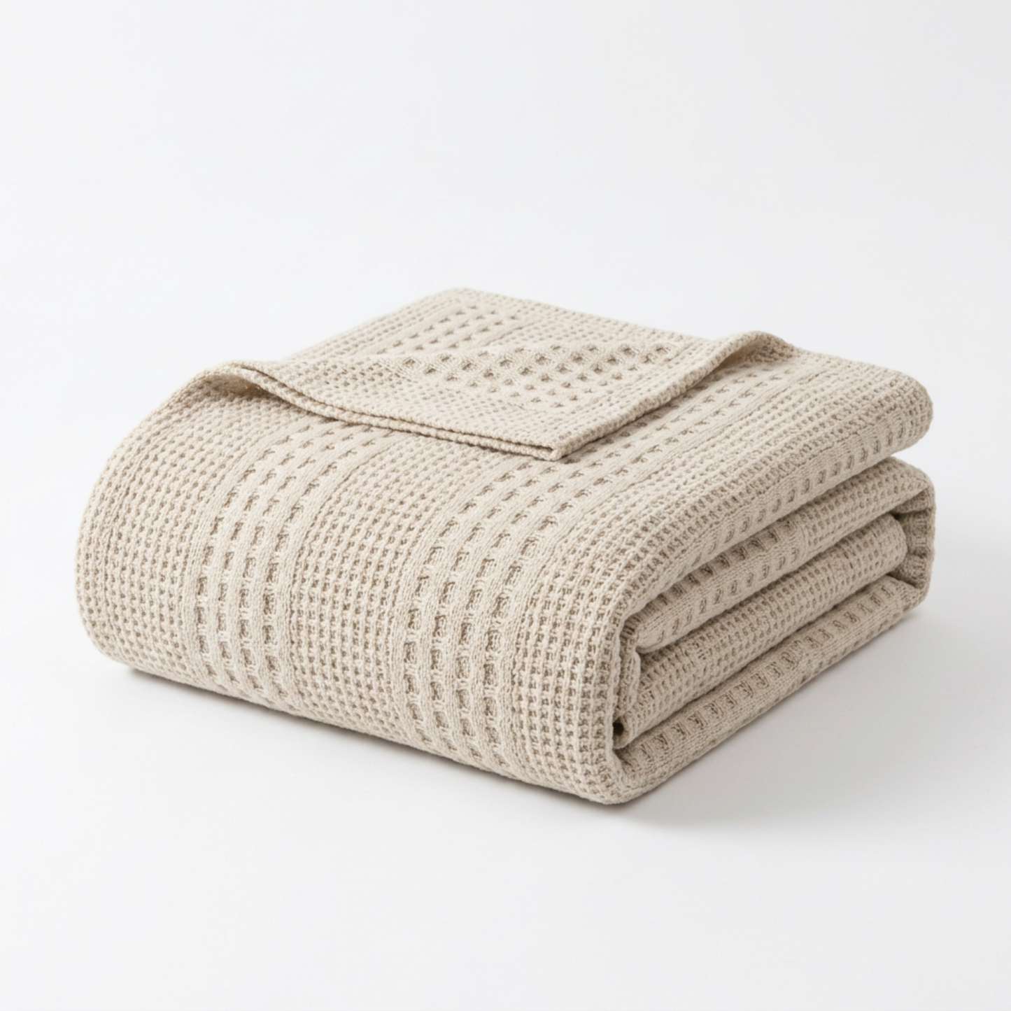 Organic Washed Cotton Throw Blanket