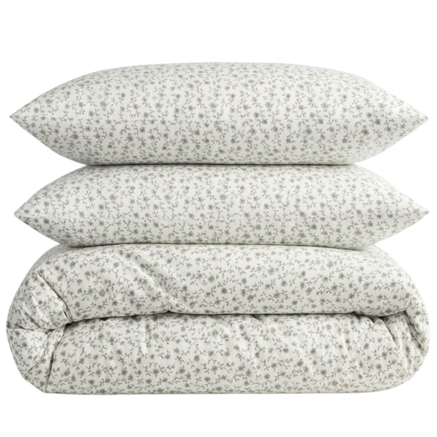 Organic Classic Cotton Percale Duvet Cover Set