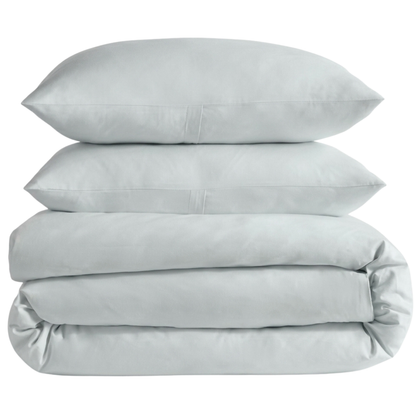 Organic Classic Cotton Percale Duvet Cover Set