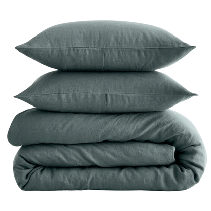 Organic European Flax Linen Duvet Cover Set