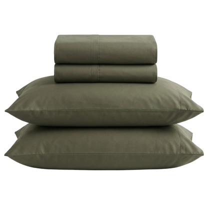 Organic Classic Cotton Percale Sheet Set
