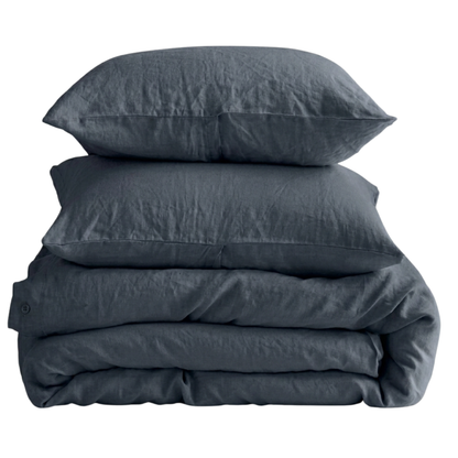 Organic European Flax Linen Duvet Cover Set