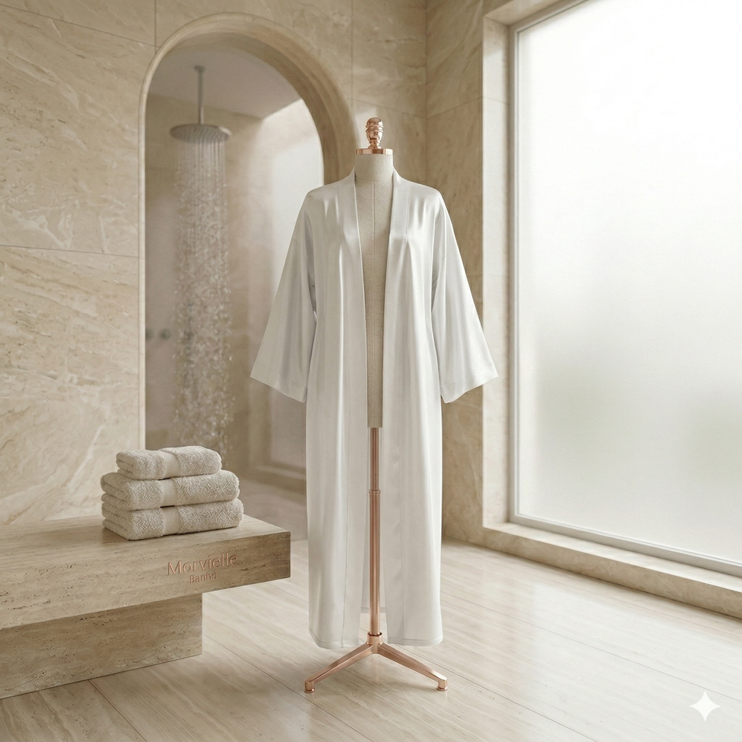 Organic Mulberry Silk Style Robe