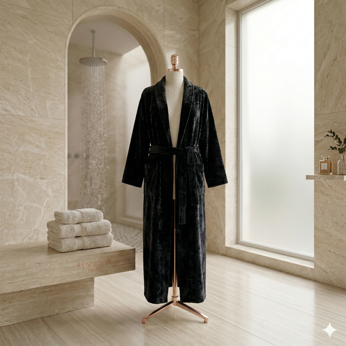 Organic Turkish Waffle Spa Robe