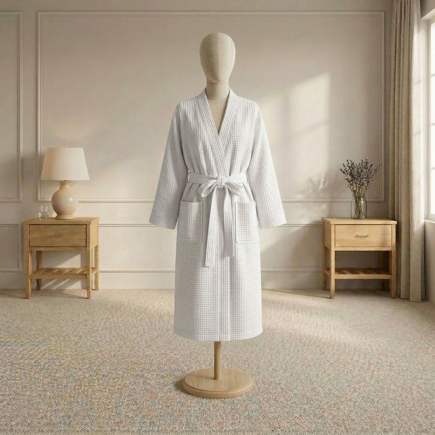 Βαμβακερό Μπουρνούζι Κιμονό από Μπαμπού