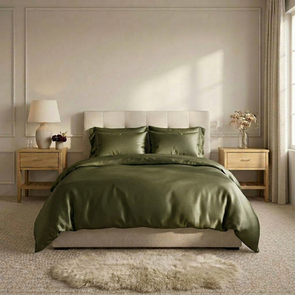 Organic Bamboo Cooling Duvet Cover Set